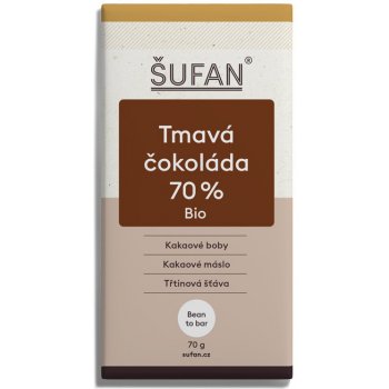 Šufan hořká čokoláda 70% 70 g