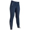 Jezdecké kalhoty HKM Rajtky ARUBA DENIM Tm. jeansové