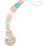 Bo Jungle řetízek B pacifier Wood Blue – Zboží Dáma