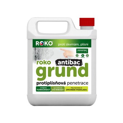 Rokogrund Antibac Hloubkový penetrační a zpevňovací nátěr protiplísňový 1000g – Zboží Mobilmania