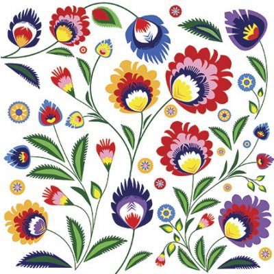 ubrousky na dekupáž barevné květiny1ks – Zboží Mobilmania