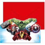 Procos EKO Pozvánky a obálky Avengers Marvel – Zboží Mobilmania