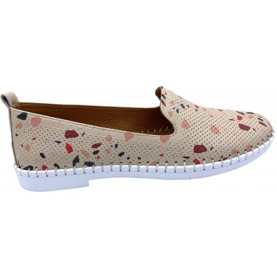 MISSTIC 816 Dámská letní mokasína béžová – Zboží Dáma