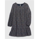 GAP dětské manšestrové šaty s volánem tmavě modrá – Zboží Dáma