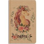 Baloušek Notes prázdný A5 kraft Jednorožec – Zboží Živě