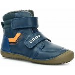 D.D.step Barefoot zimní obuv W063-52804A Royal Blue – Sleviste.cz