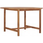 OMAXI 817162 Zahradní jídelní stůl 110 x 110 x 75 cm masivní teak – Hledejceny.cz