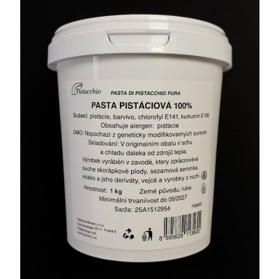 Pasta 100% (pistáciová) 1 kg/dóza – Hledejceny.cz