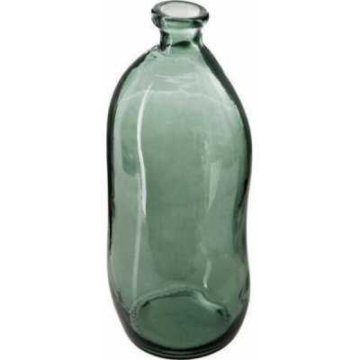 Atmosphera Váza nasekaná, skleněná láhev, barva khaki, 35 cm – Hledejceny.cz