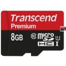 paměťová karta Transcend microSDHC 8 GB UHS-I TS8GUSDCU1