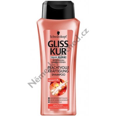 Gliss Kur Prachtvolle Kräftigung Shampoo posilující šampon 250 ml od 57 Kč  - Heureka.cz