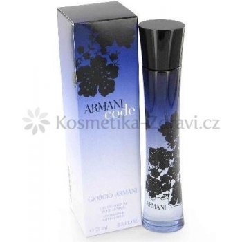 Giorgio Armani Code parfémovaná voda dámská 75 ml tester