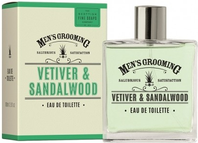 The Scottish Fine Soaps Vetiver a Santalové dřevo toaletní voda pánská 100 ml