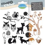Aladine Razítka gelová Stampo Clear Lesní zvířátka – Zboží Dáma