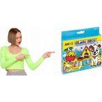 Amos Barvy na sklo sada 10 barev 10,5 ml + šablony a fólie – Zboží Dáma