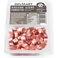 DELMART Pancetta uzená krájená kousky 100 g