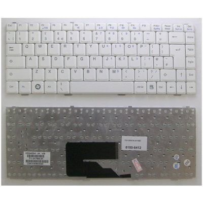 česká klávesnice Fujitsu Siemens Amilo Pro V2030 V2035 V2055 V3515 bílá UK/CZ přelepky