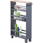 KESPER Police do výklenku z dřevotřískové desky, šedá, 15 x 79 x 50 cm – Zboží Dáma