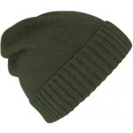 Fiebig Headwear since 1903 Olivová unisex čepice s kašmírem – Zboží Mobilmania