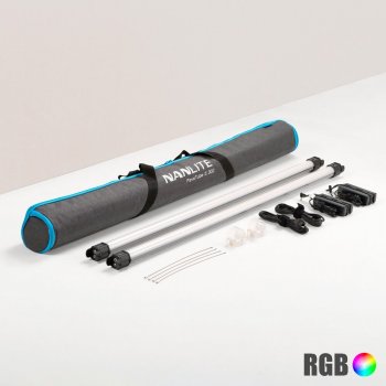 NANLITE Pavotube II 30C LED RGBWW Tube Light 2 Light Kit