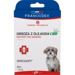 Francodex Obojek s CBD olejem 60 cm pro psy vážící méně než 20 kg – HobbyKompas.cz