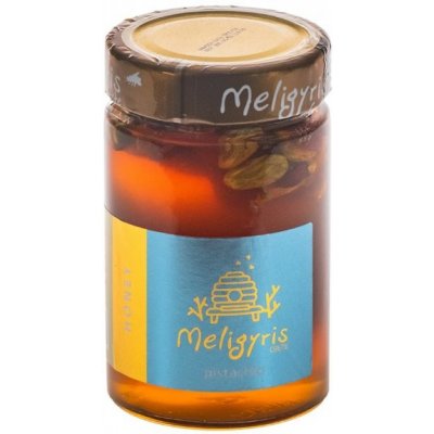 Meligyris Pistácie v krétském piniovém medu 270 g