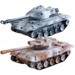 HB Toys RC_HB-DZ03 Soubojové tanky T90 vs. ABRAMS 27 MHZ RTR maskáč 1:32 – Zboží Dáma