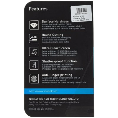 Mocolo 2.5D tvrzené sklo 0.33mm Clear pro iPhone 6/6S A1-33861 – Zboží Živě