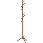 ČistéDřevo Dřevěný stojanový věšák 175 cm - hnědý – Zbozi.Blesk.cz