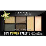 Rimmel London Mini Power Palette paletka očních stínů, rty a tváře 005 Boss Babe 6,8 g – Sleviste.cz