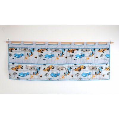 Jan peří kapsář za velkou postel 70x200 cm závodní auta/ šedý podklad – Zbozi.Blesk.cz