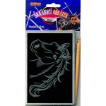 ArtLover Škrabací obrázek stříbrný blistr – Zboží Dáma