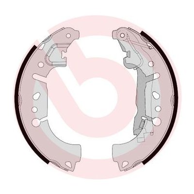 S 23 580 BREMBO Sada brzdových čelistí – Zboží Mobilmania