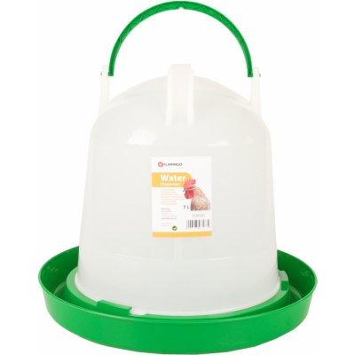 Flamingo Twist Napáječka kulatá zelená/bílá 7 l – Zboží Dáma