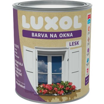 LUXOL Barva na okna bílá lesk 0,75 l