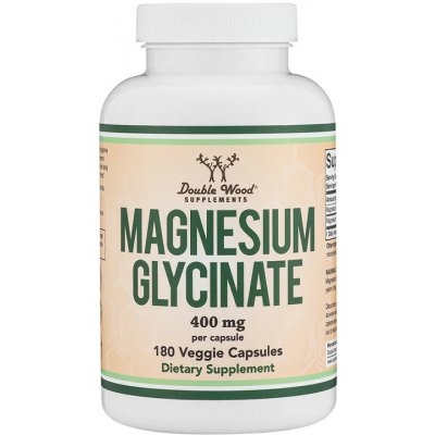 Double Wood Supplements Magnesium Glycinate 180 kapslí – Hledejceny.cz