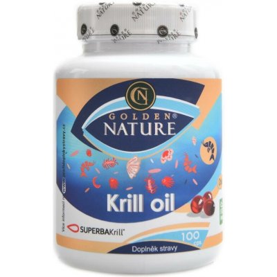 Golden Nature Krill oil 100 kapslí superbra krill – Hledejceny.cz