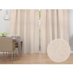 Biante Dekorační závěs PM-128 Přírodní režná - šířka 270 cm 270x160 cm – Sleviste.cz