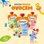 Sunar kapsička Cool ovoce Jahoda banán jablko 12m+ 12 x 120 g – Zboží Dáma