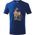 Babiš a berle tričko dětské bavlněné Královská modrá – Hledejceny.cz