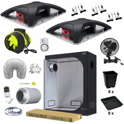 Higarden LED Set 200W Gent Photon 120x60x180cm – Zboží Mobilmania