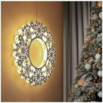 Solight LED dřevěný vánoční věnec 10x LED bílá 30cm časovač 2x AA – Hledejceny.cz