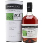 Diplomático Distillery Collection No.3 POT STILL Rum 47% 0,7 l (tuba) – Zboží Dáma