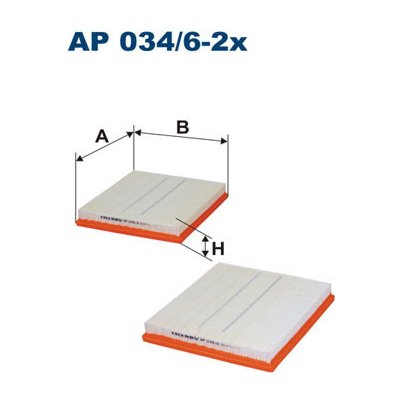 Vzduchový filtr FILTRON AP 034/6-2x – Hledejceny.cz