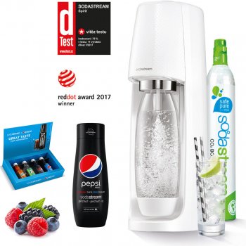 SodaStream Spirit white Pepsi MEGAPACK