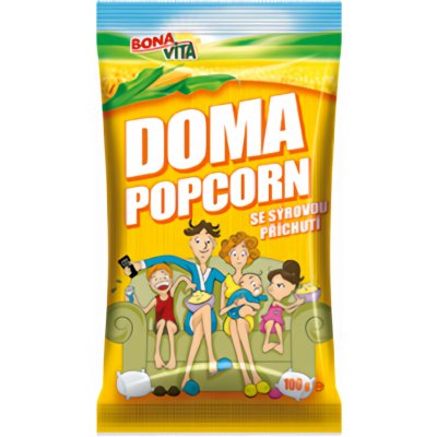 Bona Vita Doma popcorn se sýrovou příchutí 100g – Hledejceny.cz