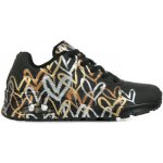 Skechers Uno Metallic Love black/gold černá – Zboží Dáma