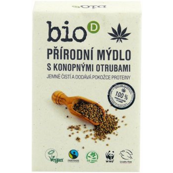 Bio-D mýdlo s konopnými otrubami 95 g