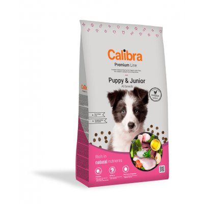 Calibra Dog Premium Line Puppy&Junior 12 + 3 kg