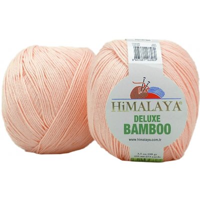 Himalaya příze DeLuxe Bamboo_124-05 meruňková – Zboží Dáma